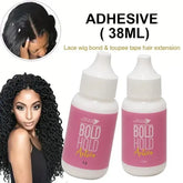 37g Lace Wig Glue Waterproof Adhesive with Water-Based Formula. Mild and Non-Irritating Quick-Drying Firmly Secures