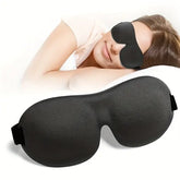 3D Contoured Sleep Mask – 100% Light Blocking Ultra-Soft Eye Cover for Travel Yoga & Rest