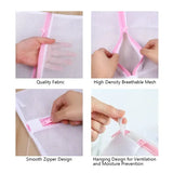 3Pcs Set Bra Zippered Mesh Laundry Bags for Reusable Care