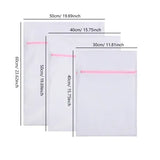 3Pcs Set Bra Zippered Mesh Laundry Bags for Reusable Care