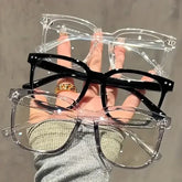 Unisex Square Frame Blue Light Blocking Glasses Polycarbonate Campus Style - 3PCS mix