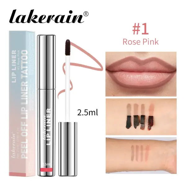 Lip Liner Waterproof Matte Velvet 4 Colors Long Lasting Matte - 1