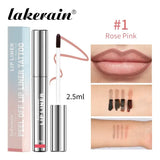Lip Liner Waterproof Matte Velvet 4 Colors Long Lasting Matte - 1