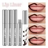 4 Colors Peel Off Lip Liner Waterproof Transfer-proof Lipstic Tattoo Waterproof Long Lasting Matte Velvet Lip Tint Sexy