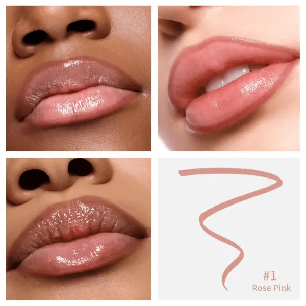 Lip Liner Waterproof Matte Velvet 4 Colors Long Lasting Matte