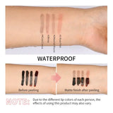 Lip Liner Waterproof Matte Velvet 4 Colors Long Lasting Matte