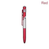 4 In 1 Multifunction Ballpoint Pen with LED Light Fold Phone Holder Night Read Writing Pencil Office School Student