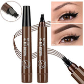 4-Point Eyebrow Pencil – Waterproof Liquid Brow Pen for Long-Lasting Microblade Makeup - Himpall