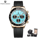 Pagani Design Men Quartz Chronograph Stainless Steel Case Watch