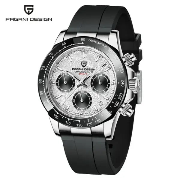 Pagani Design Men Quartz Chronograph Stainless Steel Case Watch
