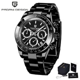 Pagani Design Men Quartz Chronograph Stainless Steel Case Watch