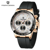 Pagani Design Men Quartz Chronograph Stainless Steel Case Watch