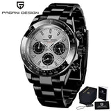 Pagani Design Men Quartz Chronograph Stainless Steel Case Watch