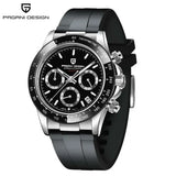 Pagani Design Men Quartz Chronograph Stainless Steel Case Watch