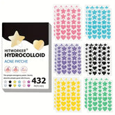 432 Colorful Star Pimple Patches Cute Invisible PE Pimple Covers - 432pcs