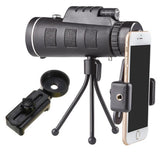 40x60 Monocular Telescope with Tripod for Apple iPhone users