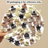 Small Hair Clips Beige Mixed Pack Geometric Hair Claws for Daily