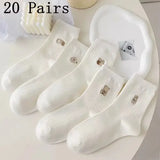 5 Pairs Men Casual Cartoon Socks Trendy Soft Knit Middle Tube - 5 Pairs / One Size
