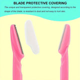 Stainless Steel Eyebrow and Face Razor Set for Versatile Hair Removal