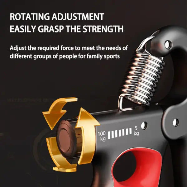 Hand Strengthener Wrist Expander 5 to 150kg for Muscle Recovery