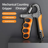 Hand Strengthener Wrist Expander 5 to 150kg for Muscle Recovery - Mechanical Orange