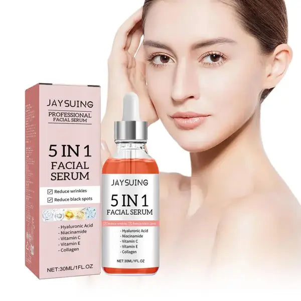 Jaysuing 5 in 1 Firming Face Serum Moisturizing Vitamin C Anti Aging - serum 30ml