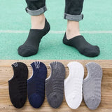 5 Pairs Lot Men Thick Cotton Anti Slip Casual Socks