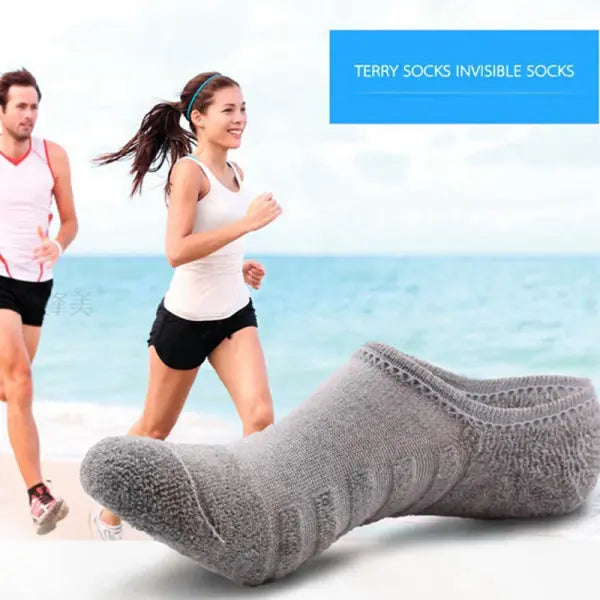 5 Pairs Lot Men Thick Cotton Anti Slip Casual Socks