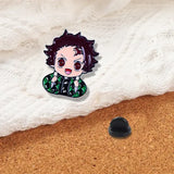 5 Piece Demon Slayer Anime Cosplay Brooches and Character Pins - 01
