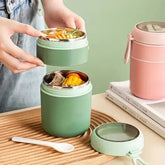 530ml/710ml Food Thermal Jar - Insulated Stainless Steel Soup Cup & Lunch Box for School Kids