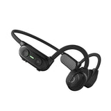 Bone Conduction Bluetooth Headset with Type-C Charging Port - Black - Hair Remover