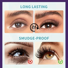 5D Extreme Volume Lash Mascara – Waterproof, Long-Lasting, Natural Thickening & Curling Effect - Himpall