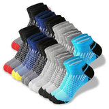 Colorful Men Socks Cotton Low Cut Casual Business Footwear - 12 Pairs 6 / One Size