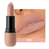 6-Color Matte Lipstick: Velvet Lip Color Smooth Waterproof Long-Lasting Color Lip Makeup - Y0080-5