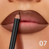6-Color Waterproof Matte Lip Liner - Long-Lasting Non-Transfer Formula Matte Finish 6 Versatile Shades - CR0202-07