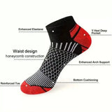 6 Pairs Men’s Short Sports Socks in Breathable Cotton Blend