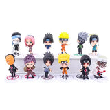 Bandai Naruto Sasuke Gaara Uchiha Madara Figure 6 Pcs Lot Mini Models