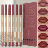 Velvet Matte Lip Liner Pencils for Women (6pcs) – Long Lasting Makeup - PINK ROSY