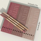 Velvet Matte Lip Liner Pencils for Women (6pcs) – Long Lasting Makeup - PINK ROSY