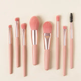 Soft Fluffy Makeup Brushes Set Plastic Handle Blending Makeup Brush