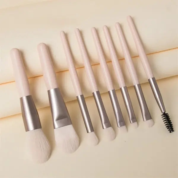 Soft Fluffy Makeup Brushes Set Plastic Handle Blending Makeup Brush