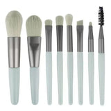 Soft Fluffy Makeup Brushes Set Plastic Handle Blending Makeup Brush