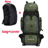 Large capacity 90L waterproof trekking bag for camping - AG ad cover New