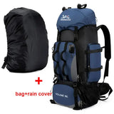 Large capacity 90L waterproof trekking bag for camping - DBU ad cover