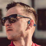 Bone Conduction Bluetooth Headset with Type-C Charging Port - Hair Remover