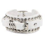 Gothic Spike Studded Leather Bracelets Black Punk Rock Jewelry
