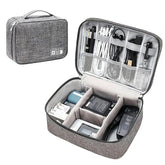 Cable Storage Bag Electronic Organizer Waterproof Portable Travel Pouch