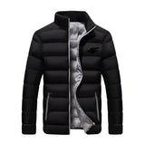 HimPall Mens Autumn Winter Zipper Cotton Coat