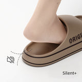 Vid Material Slides Solid Color Thick Sole Indoor Outdoor Sandals