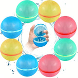 Reusable Water Balls Silicone Splash Toys for Outdoor Pool Games